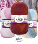 Nako Mohair Delicate Colorflow